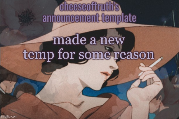 Eiko Shimao temp | made a new temp for some reason | image tagged in eiko shimao temp | made w/ Imgflip meme maker