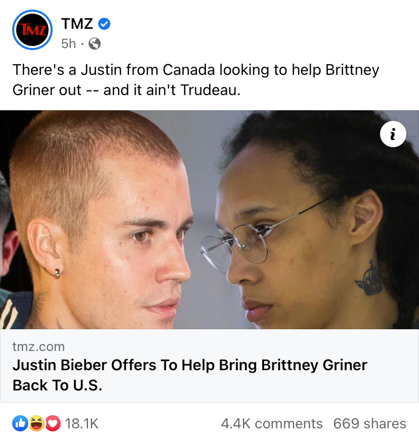 Justin Bieber Brittney Griner Blank Meme Template