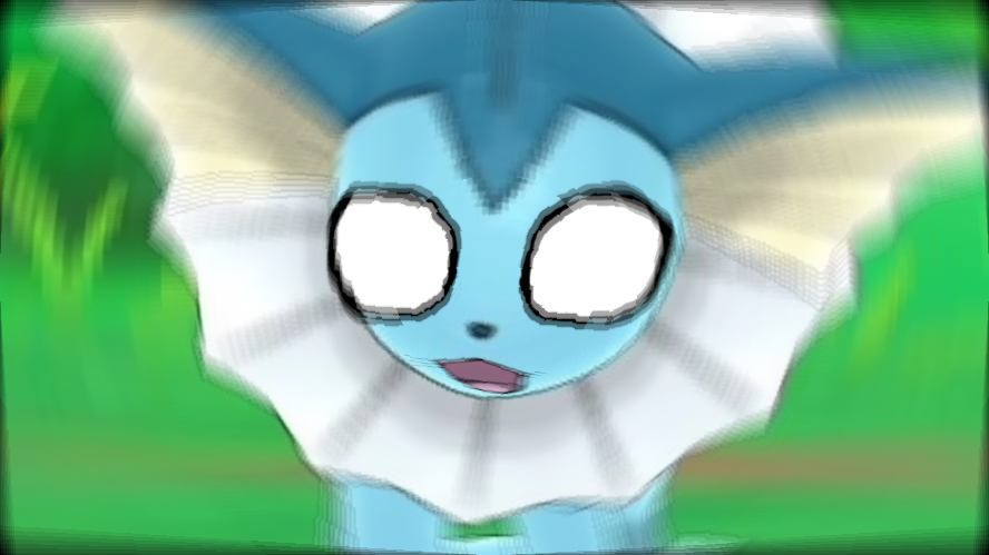 Vaporeon Confused / Screaming Blank Meme Template