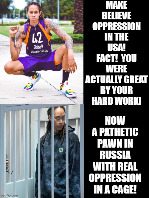 Make believe US oppression versus real oppression in Russia as a pawn in a cage! | MAKE BELIEVE OPPRESSION IN THE USA! FACT!  YOU WERE ACTUALLY GREAT BY YOUR HARD WORK! NOW A PATHETIC PAWN IN RUSSIA WITH REAL OPPRESSION IN A CAGE! | image tagged in cage,jail,special kind of stupid | made w/ Imgflip meme maker