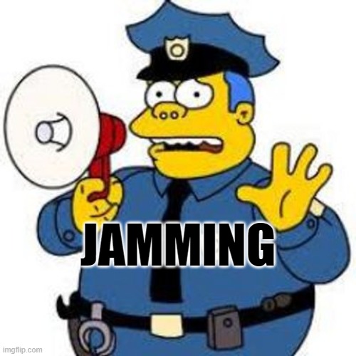 Jamming | JAMMING | image tagged in thesimpsons | made w/ Imgflip meme maker