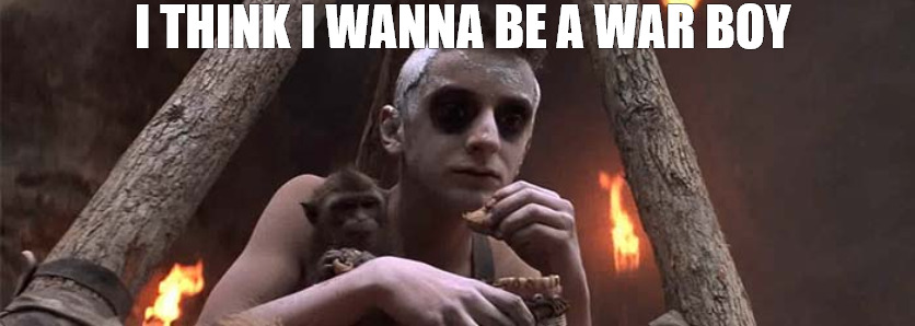 WHEN IM JUST WAITNING MAKE LIFE CHOICE DECISIONS | I THINK I WANNA BE A WAR BOY | image tagged in meme,thunder dom | made w/ Imgflip meme maker