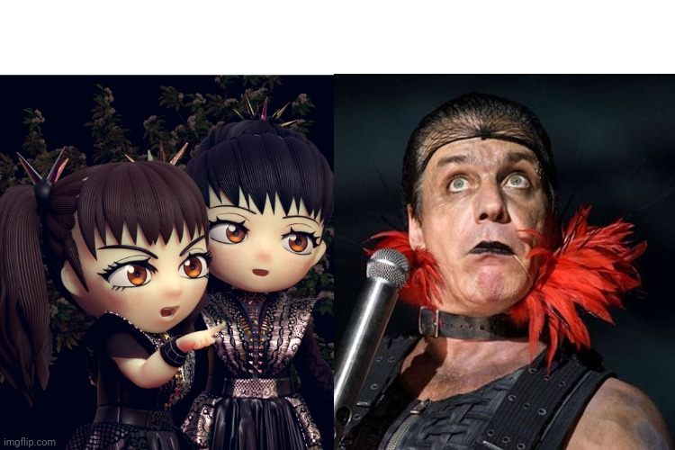 Try to make a meme out of this, MiniApplels. (BabyMetal/Rammstein) | image tagged in babymetal | made w/ Imgflip meme maker
