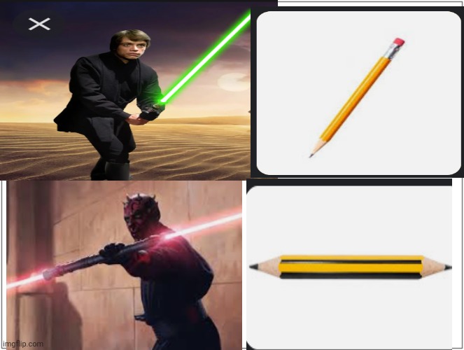 Pencil | image tagged in star wars yoda,pencil | made w/ Imgflip meme maker