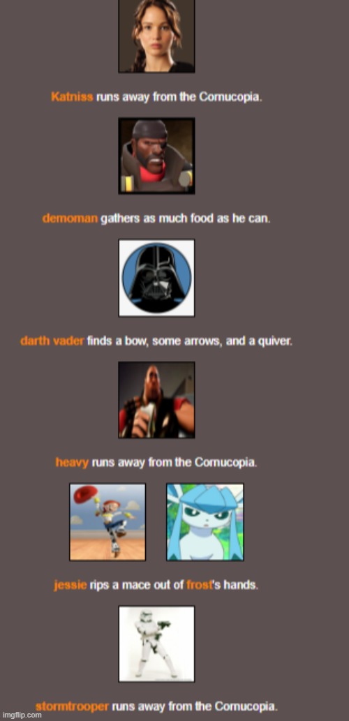 .... | image tagged in hunger games | made w/ Imgflip meme maker