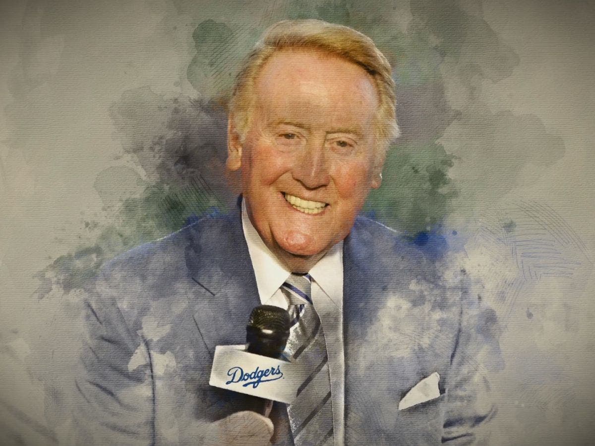 Vin scully Blank Meme Template