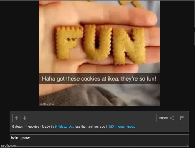 screenshotting my comments because I'm banned | made w/ Imgflip meme maker