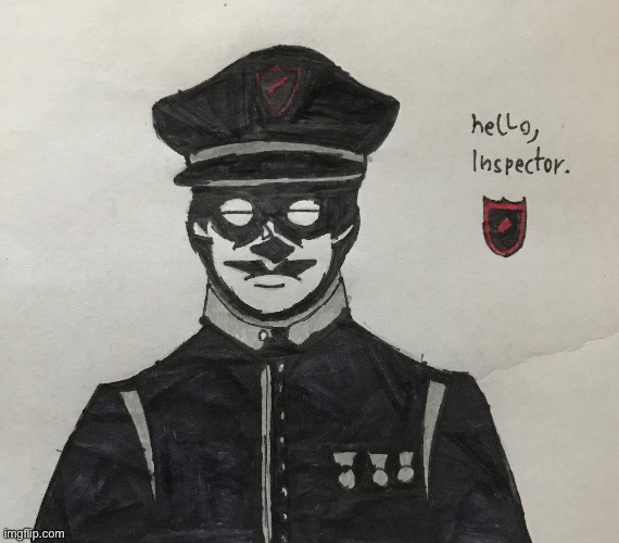 bad sketch of vonel [sammy note: its not bad] | made w/ Imgflip meme maker