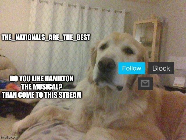 The_nationals_are_the_best announcment template | DO YOU LIKE HAMILTON THE MUSICAL? THAN COME TO THIS STREAM | image tagged in the_nationals_are_the_best announcment template | made w/ Imgflip meme maker