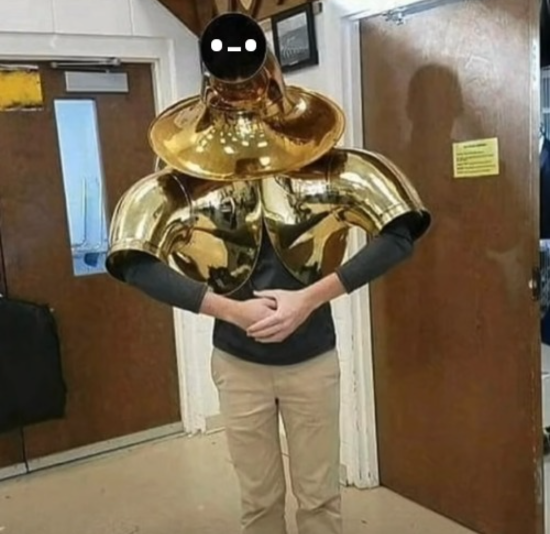 •-• Tuba Merchant Blank Meme Template