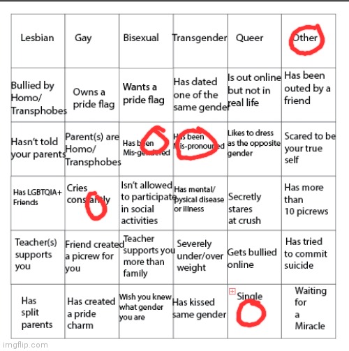 Even though I'm straight I still wanted to try this lol | image tagged in lgbtqia bingo,bingo | made w/ Imgflip meme maker