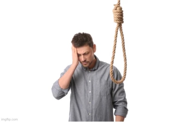 Man disappointed at noose | image tagged in man disappointed at noose | made w/ Imgflip meme maker