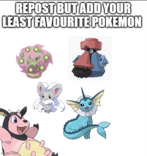 I added the goddamn cincinno. | image tagged in pokemon | made w/ Imgflip meme maker