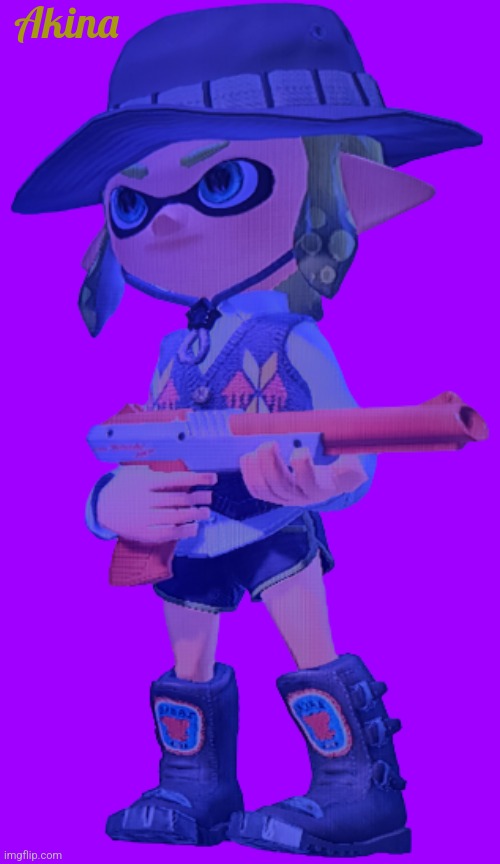 Akina is a new champion of turf war. She has 8,393,789 health and 100 defense | Akina | made w/ Imgflip meme maker