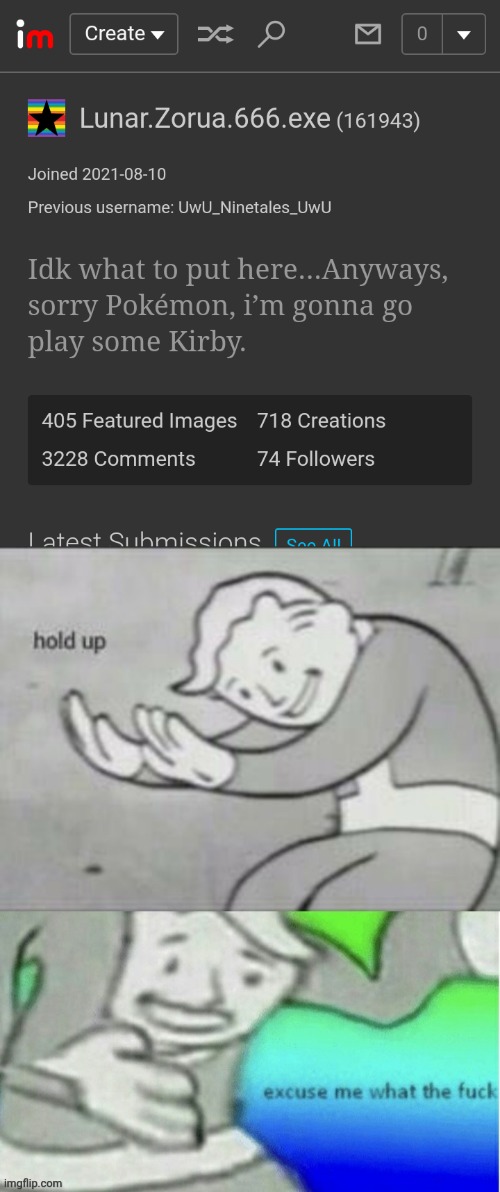 *Confusing confusant confusion*
Something is wrong | image tagged in hold up excuse me wtf | made w/ Imgflip meme maker