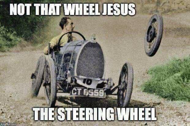 Not that wheel Jesus Blank Meme Template