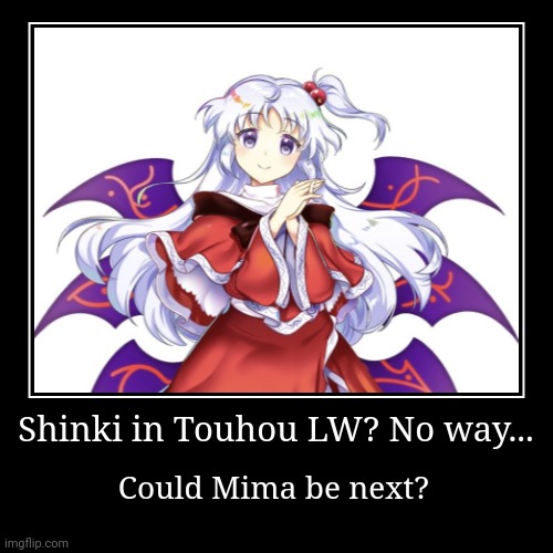 image tagged in memes,touhou,god | made w/ Imgflip demotivational maker