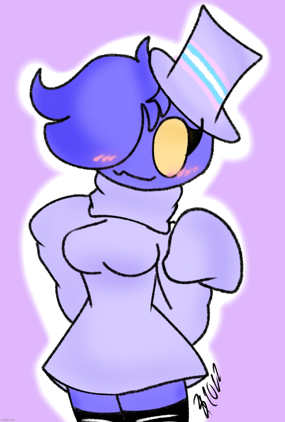 Quick drawing of a friends persona. | made w/ Imgflip meme maker