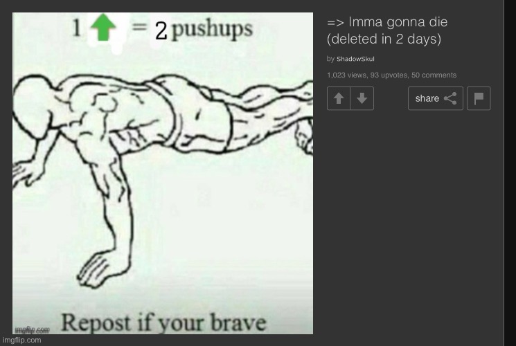 I’m reposting this as an archive | made w/ Imgflip meme maker