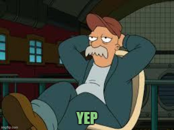 yep futurama | YEP | image tagged in yep futurama | made w/ Imgflip meme maker