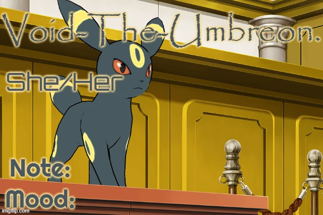 High Quality Void-The-Umbreon. Template Blank Meme Template