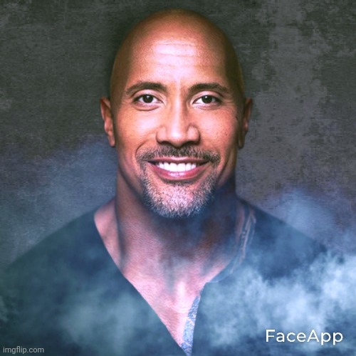 Concept For An Upcoming Template The Rock Becoming Evil | image tagged in the rock | made w/ Imgflip meme maker