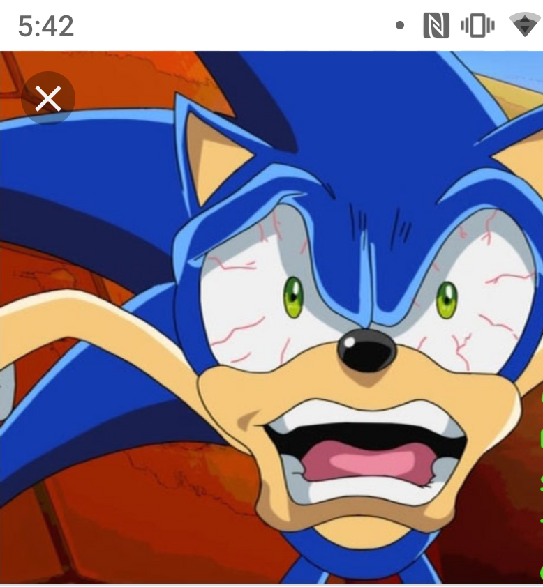 High Quality Crazy Sonic Blank Meme Template