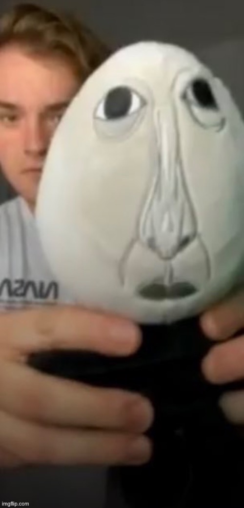 alex kister and the egg | made w/ Imgflip meme maker