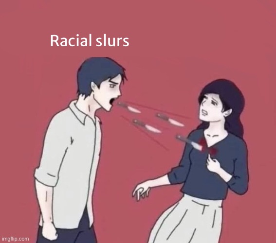 Racial slurs | made w/ Imgflip meme maker