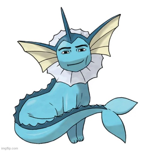 gn | image tagged in vaporeon | made w/ Imgflip meme maker