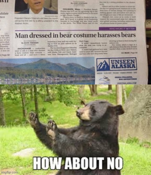 Don't Do It | image tagged in bears | made w/ Imgflip meme maker