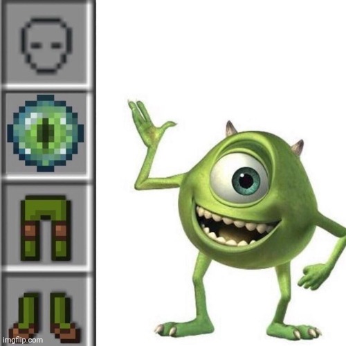 Cursed | image tagged in mike wazowski | made w/ Imgflip meme maker