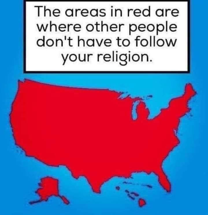 Where you don’t have to follow their religion Blank Meme Template