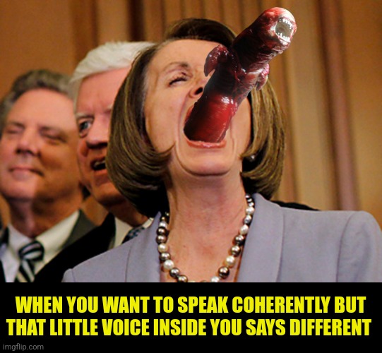 WHEN YOU WANT TO SPEAK COHERENTLY BUT THAT LITTLE VOICE INSIDE YOU SAYS DIFFERENT | made w/ Imgflip meme maker