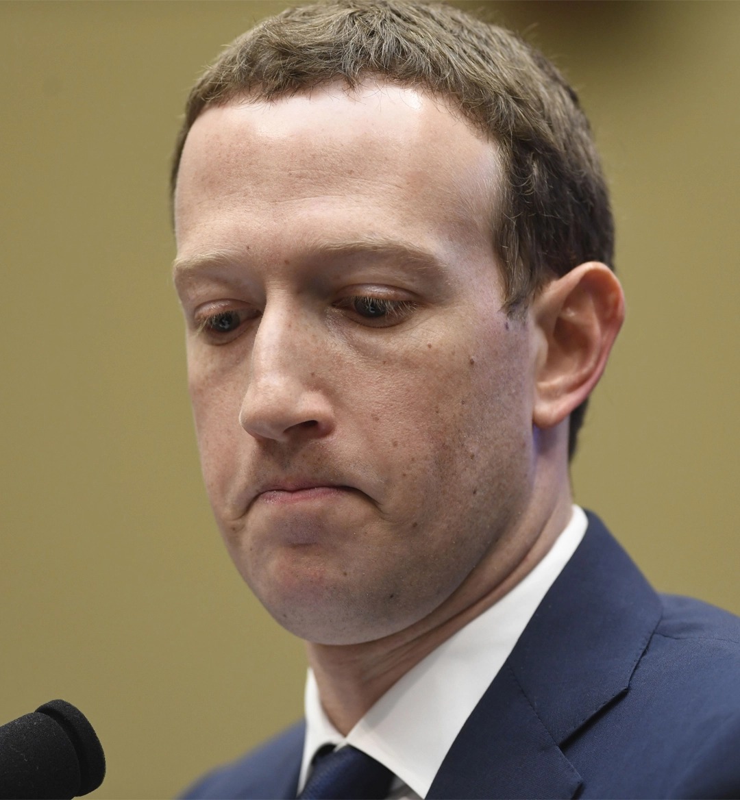 High Quality Mark Zuckerberg sad Blank Meme Template