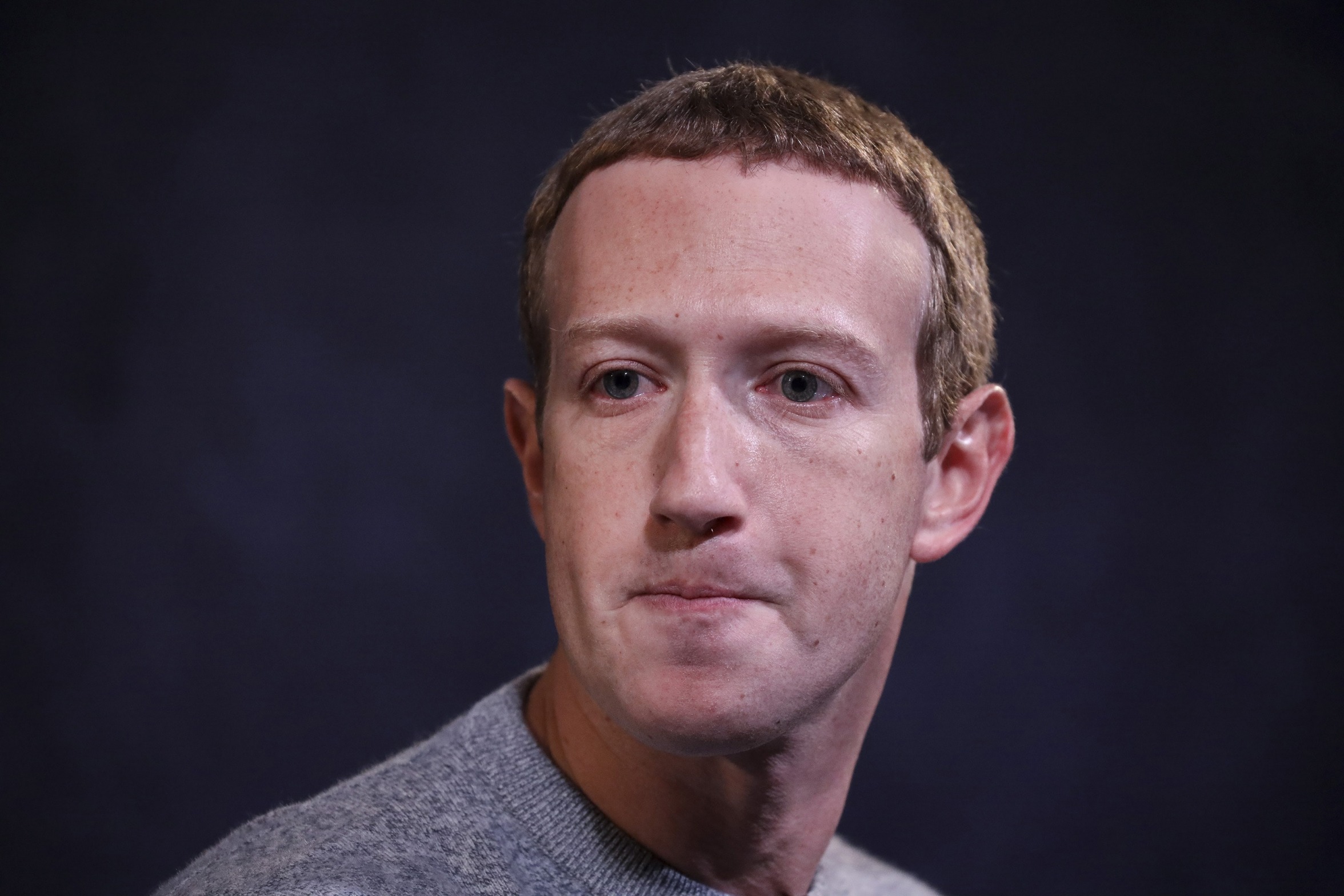 High Quality Mark Zuckerberg sad Blank Meme Template