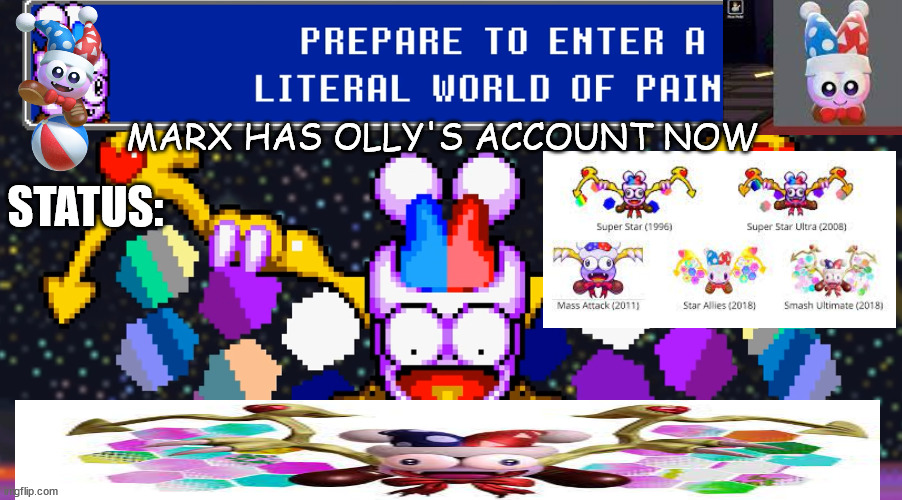 MARX HAS OLLY'S ACCOUNT NOW Blank Meme Template