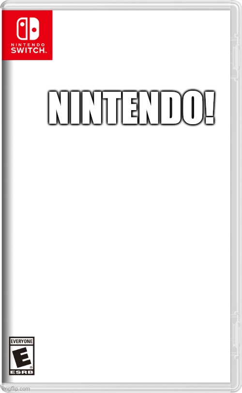 Nintendo Switch | NINTENDO! | image tagged in nintendo switch | made w/ Imgflip meme maker