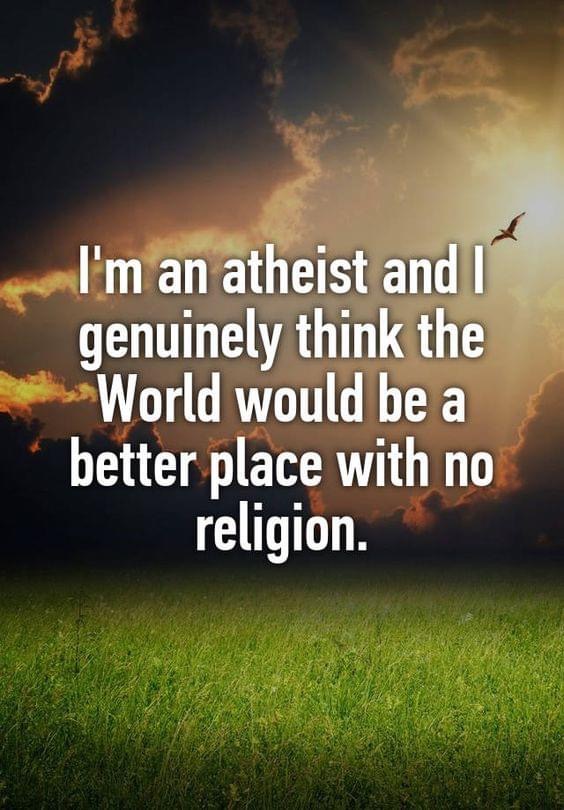 I am an atheist Blank Meme Template