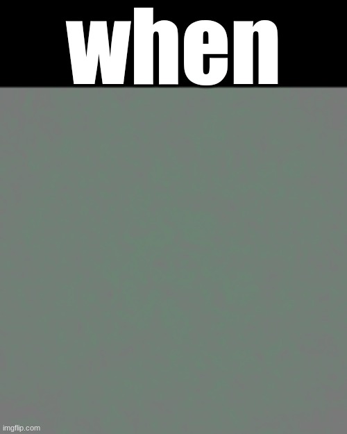 when | made w/ Imgflip meme maker