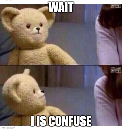 Wait what?? | WAIT I IS CONFUSE | image tagged in wait what | made w/ Imgflip meme maker