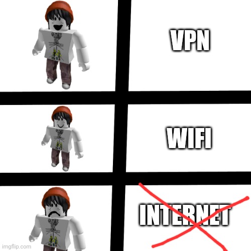 Internet Settings | VPN; WIFI; INTERNET | image tagged in qtplayz | made w/ Imgflip meme maker