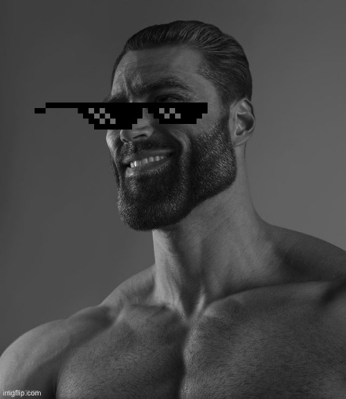 Giga Chad | image tagged in giga chad | made w/ Imgflip meme maker