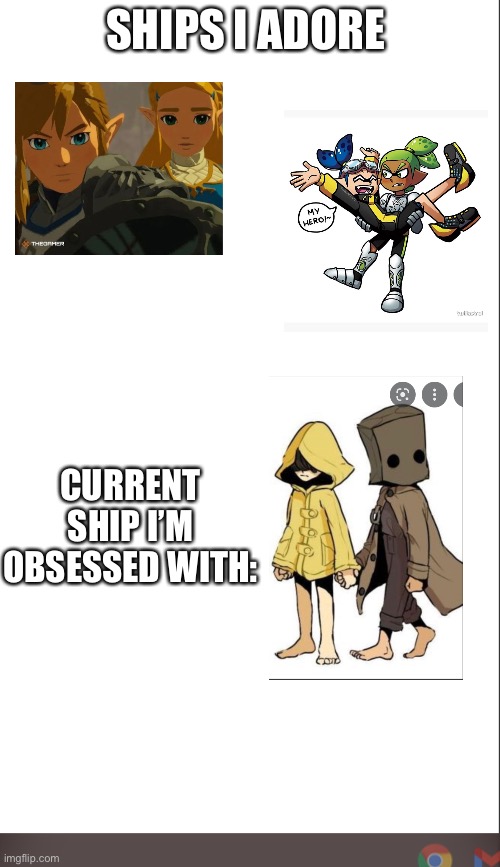 MONO X SIX YEAAAAAAAAAAAA | SHIPS I ADORE; CURRENT SHIP I’M OBSESSED WITH: | image tagged in medium blank white template,she lowkey betrays him tho | made w/ Imgflip meme maker