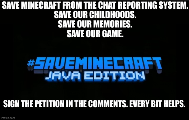 Repost to spread awareness | image tagged in minecraft | made w/ Imgflip meme maker