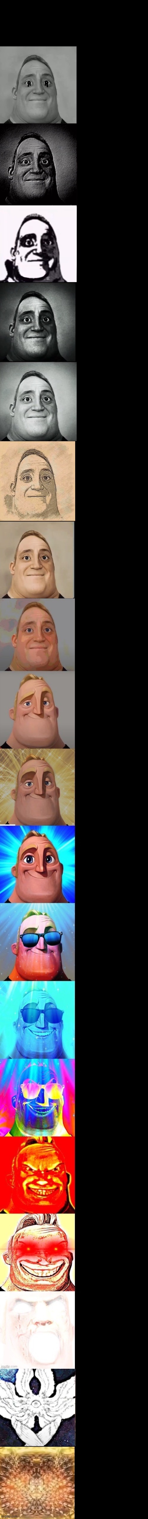 Mr Incredible from Trollge to God | image tagged in mr incredible from trollge to god | made w/ Imgflip meme maker