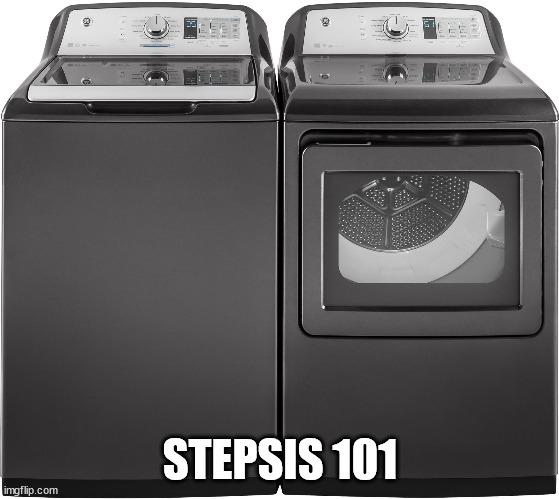 Heavy Duty Washer and Dryer | STEPSIS 101 | image tagged in heavy duty washer and dryer | made w/ Imgflip meme maker