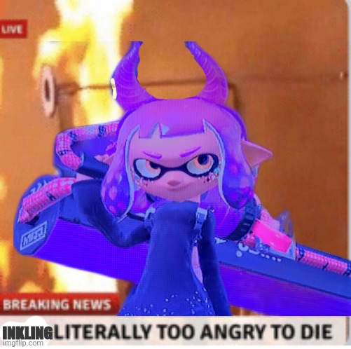 Inkmatas whenever SH or her friends are getting beaten to a pulp | INKLING | made w/ Imgflip meme maker