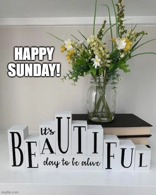 happy Sunday! | HAPPY SUNDAY! | image tagged in sunday,good day to be alive | made w/ Imgflip meme maker