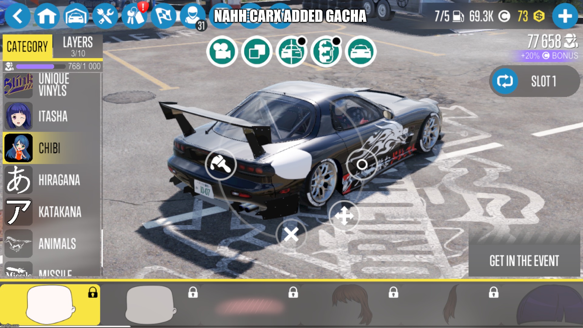 NAHH CARX ADDED GACHA | made w/ Imgflip meme maker